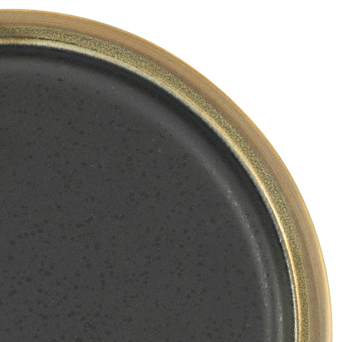 Kombinovaný servis INDUSTRIAL zlatá/čierna - čierna/zlatá, Modern, keramika (40,5/37/49,5cm) - Creatable