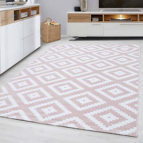 Webteppich Plus - Pink, Basics, Textil (280/370cm) - Novel