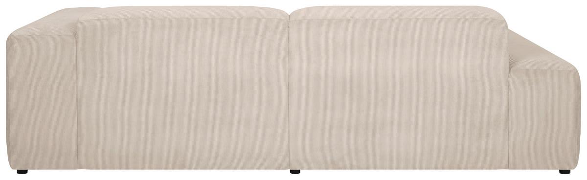 ECKSOFA Hannah Beige S: 170x252cm - Beige/Schwarz, Design, Textil (170/252cm) - MID.YOU