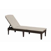 OPALOVACÍ LÉHATKO JAIPUR - hnědá, Moderní, plast (187.5/58.2/29cm)