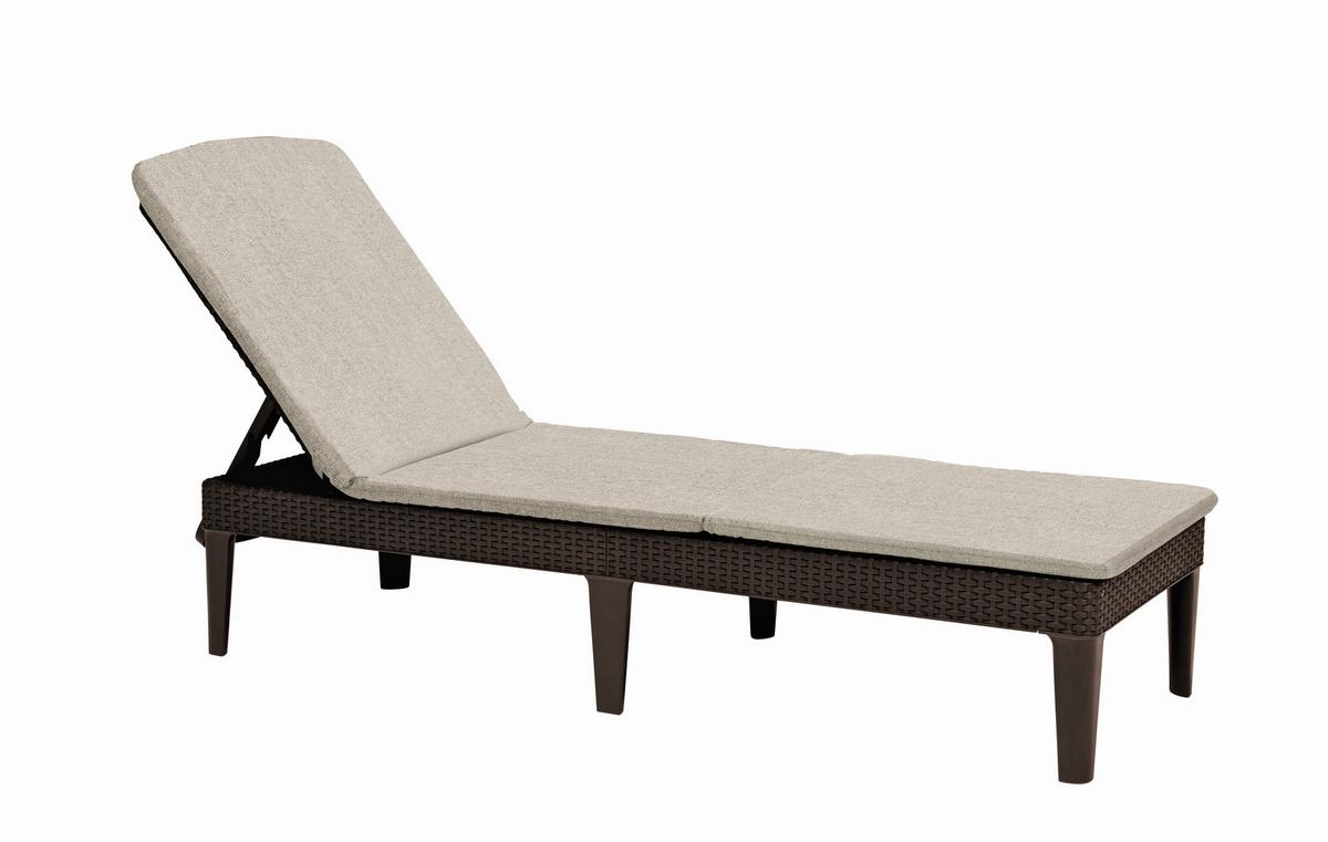 OPALOVACÍ LÉHATKO JAIPUR - hnědá, Moderní, plast (187.5/58.2/29cm)