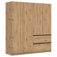 Drehtürenschrank Costa Eiche Artisan Dekor - Eiche Artisan, MODERN, Holzwerkstoff (181/197/54cm) - Rauch Möbel