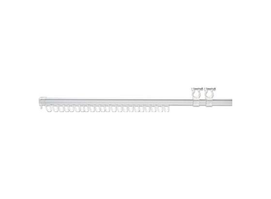 Storeschiene Chrom Matt - Chromfarben, KONVENTIONELL, Kunststoff/Metall (220cm) - Ombra Storeschiene Chrom Matt - Chromfarben, KONVENTIONELL, Kunststoff/Metall (220cm) - Ombra