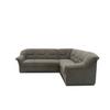 Ecksofa Sarafina Greige S: 240x190 Cm - Greige/Schwarz, KONVENTIONELL, Textil (240/190cm) - MID.YOU