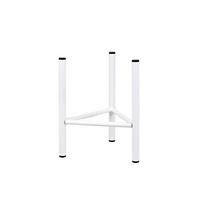 Blumenständer Aluminium Weiß Bxhxt: 23x25x23 Cm - Weiß, Basics, Metall (23/25/23cm)