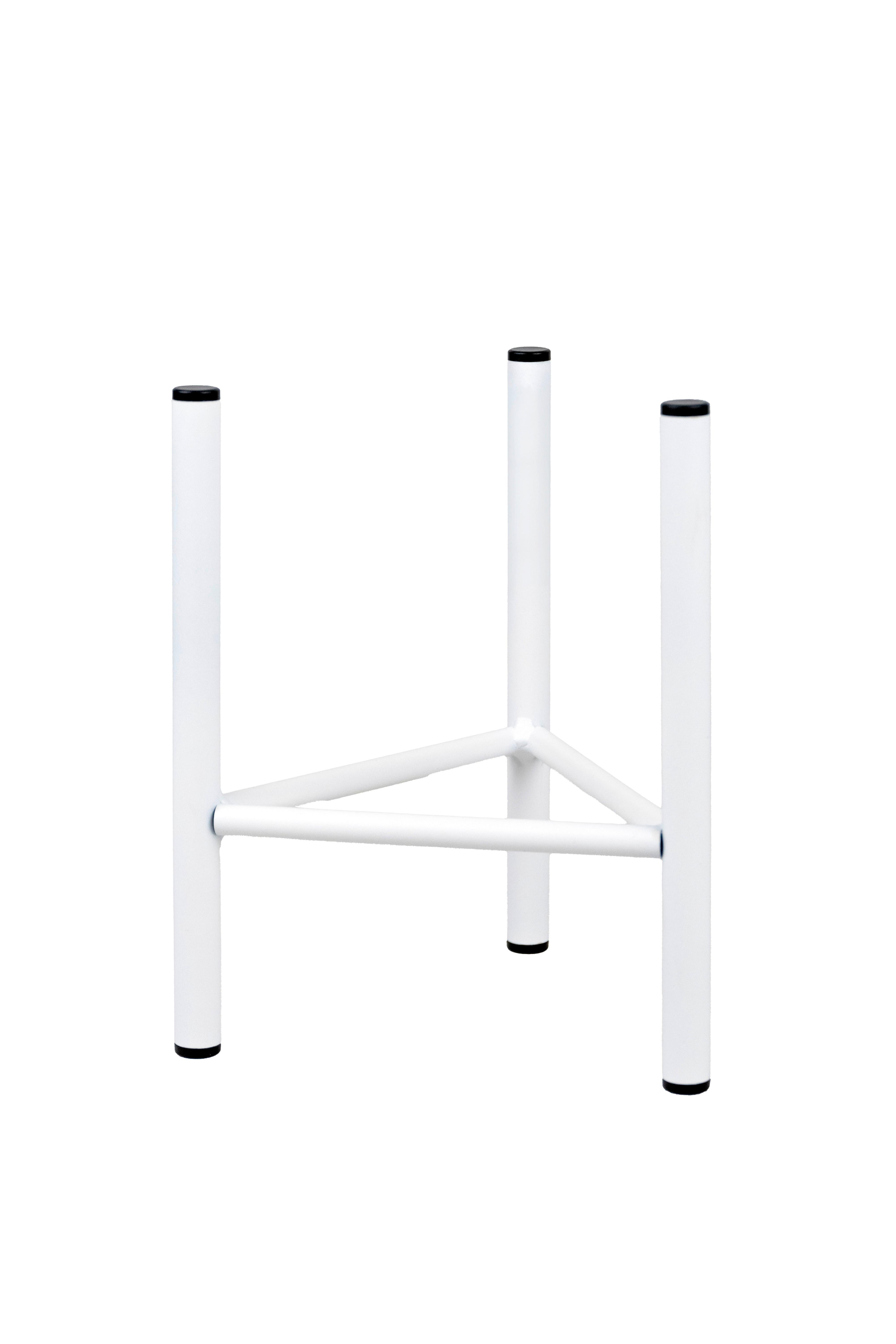 Blumenständer Aluminium Weiß Bxhxt: 23x25x23 Cm