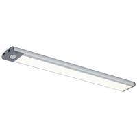 PODSVĚTLENÍ UNTI - šedá/barvy stříbra, Moderní, kov/plast (32,5/4cm) - Mömax