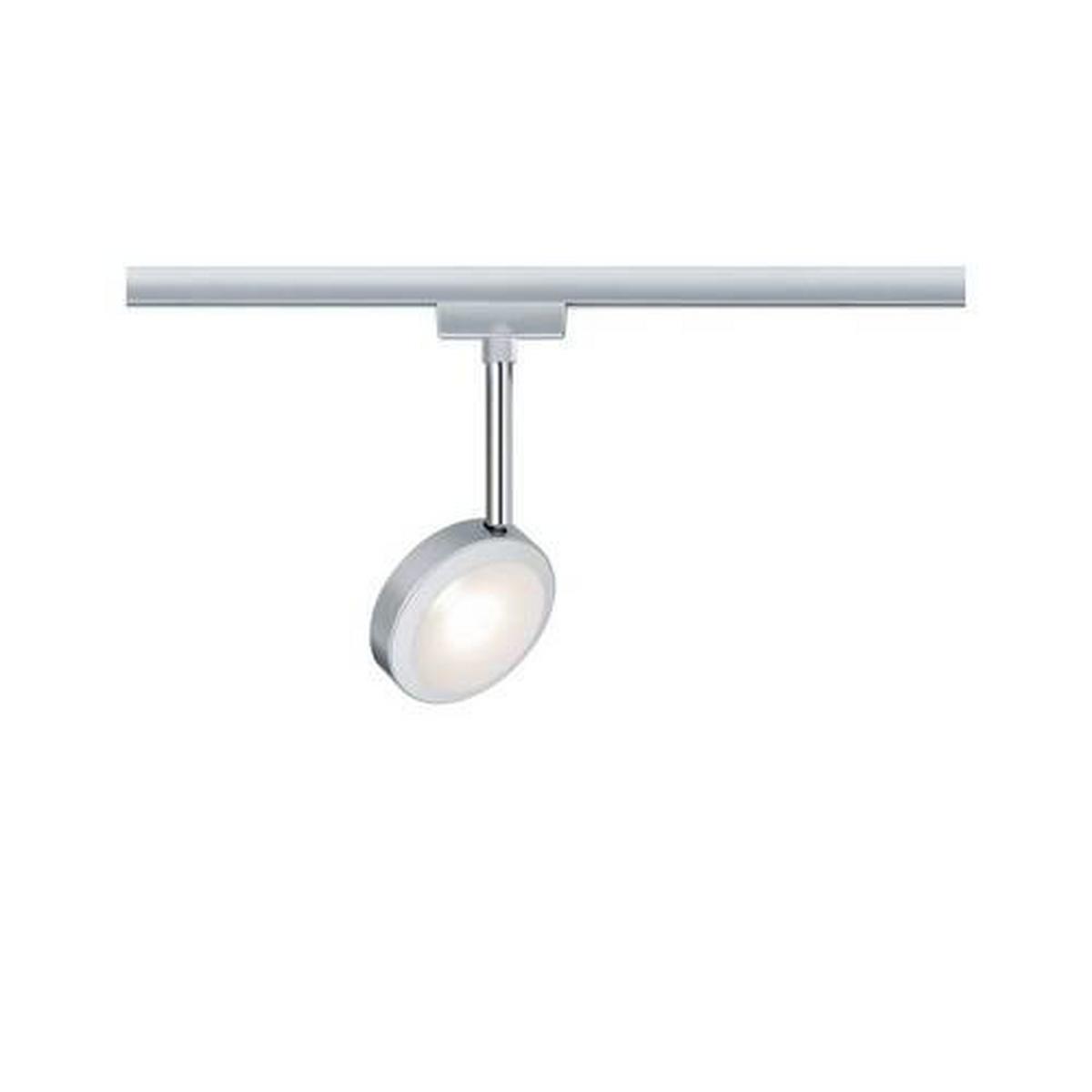 Schienensystem Strahler 96891 In Chromfarben, dimmbar - Chromfarben, Basics, Kunststoff/Metall (2,9/21,5cm) - Paulmann
