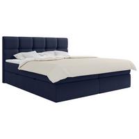 Boxbett Lorie Ii - Schwarz/Dunkelblau, MODERN, Holz/Holzwerkstoff (180/200cm) - MID.YOU