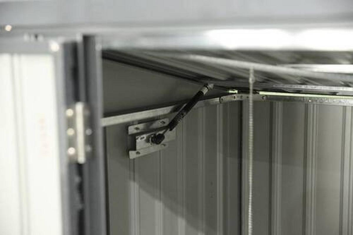Box na odpadkové koše 240l, 5x3, kov - tmavě šedá, Basics, kov (172/131/100cm)
