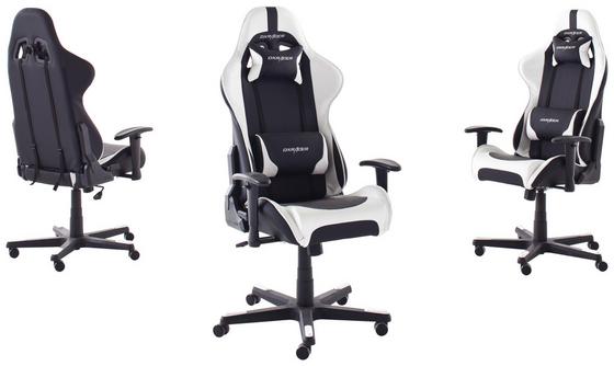 Gamingstuhl DX RACER in Schwarz und Weiß