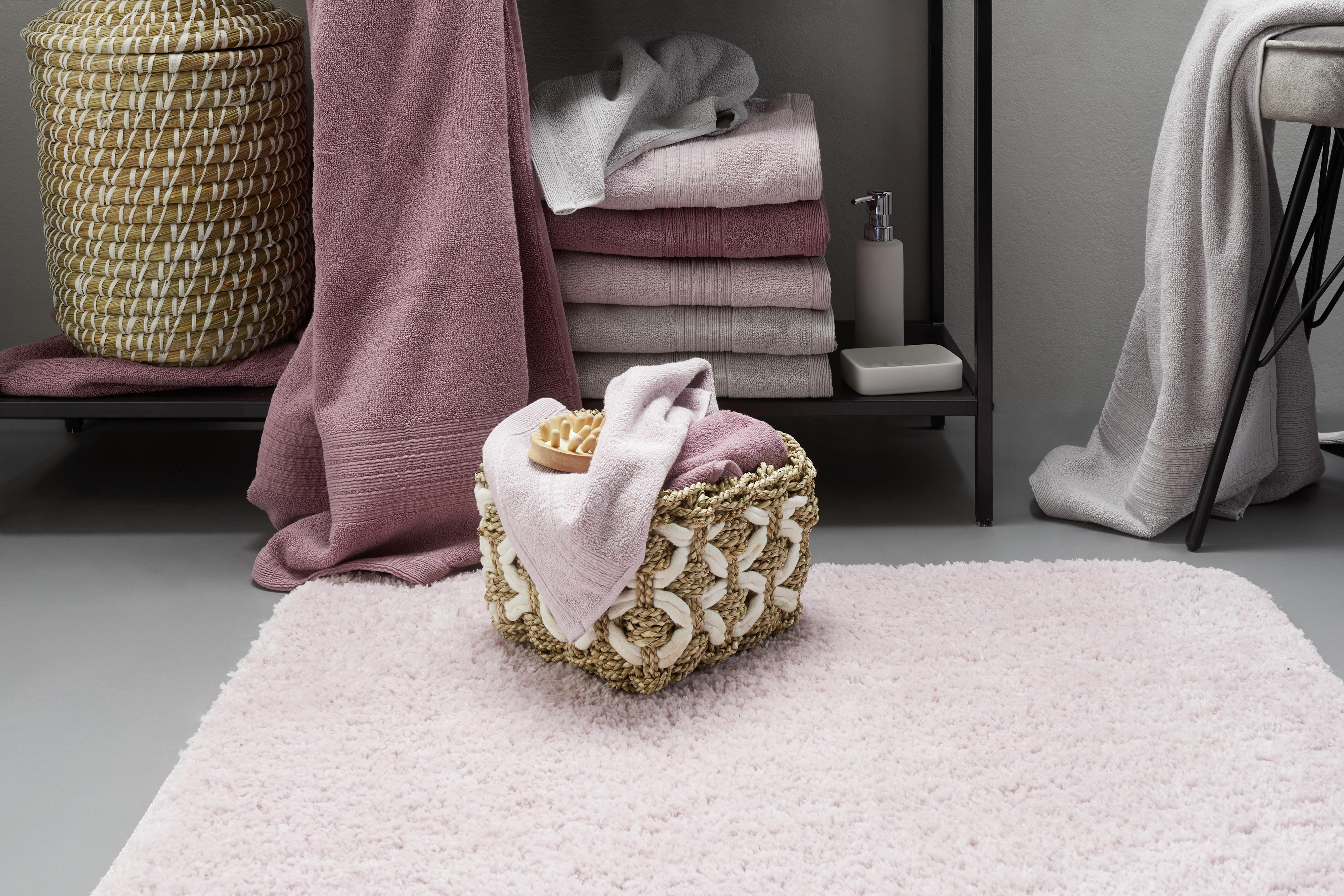 Osuška Vivien, 70/140cm, Světlošedá - světle šedá, Moderní, textil (70/140cm) - Premium Living