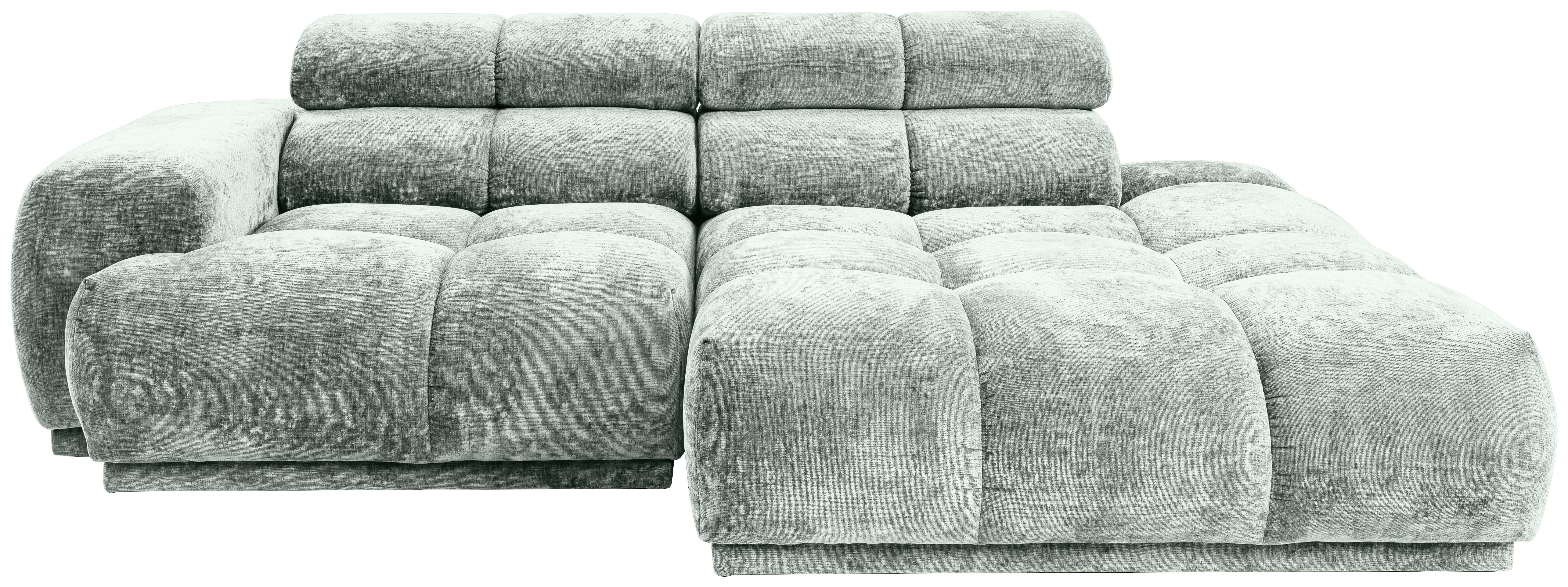 Ecksofa Chani Hellblau, Schenkel: 239x150 cm - Hellblau, MODERN, Textil (239/150cm) - MID.YOU