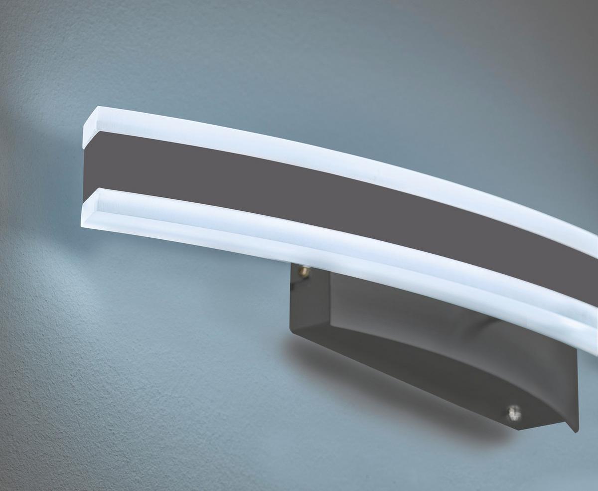 LED-Wandleuchte Stiff 1-Flammig drehbar - Nickelfarben, Design, Metall (7/36,5cm) - Fischer & Honsel
