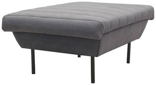 Hocker Looks Ix - Blaugrau/Schwarz, Design, Textil (70/45/70cm) - LOOKS by W.Joop