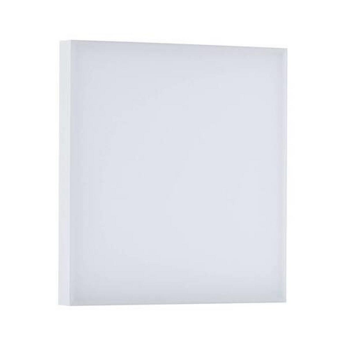 LED-Paneel L: 22,5 cm dimmbar - Weiß, Design, Metall (22,5/22,5/5cm) - Paulmann