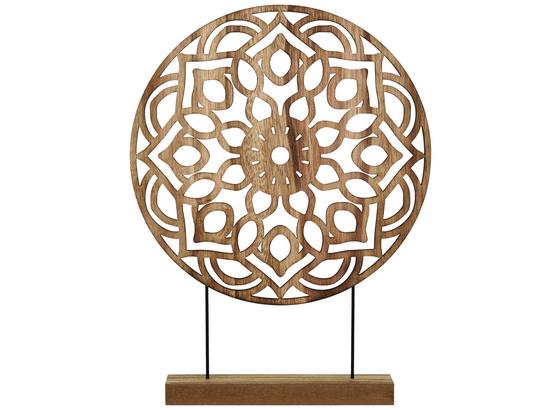 Skulptur H: 33 cm - Beige, MODERN, Holzwerkstoff (25/33/4.5cm) Skulptur H: 33 cm - Beige, MODERN, Holzwerkstoff (25/33/4.5cm)
