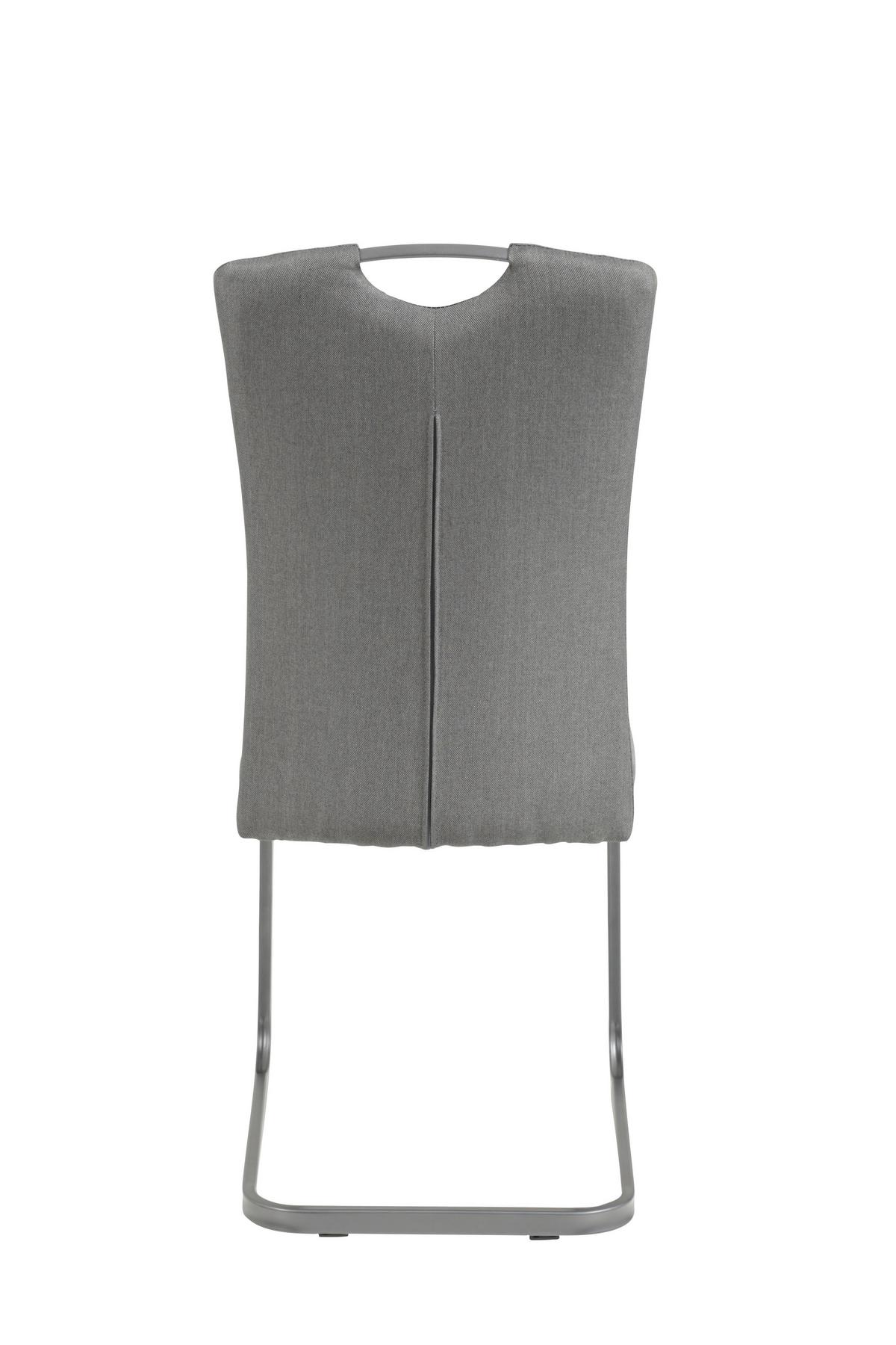 Tischgruppe Rose G - Anthrazit/Grau, MODERN, Holzwerkstoff/Textil (140 - 180/76/80cm) - MID.YOU