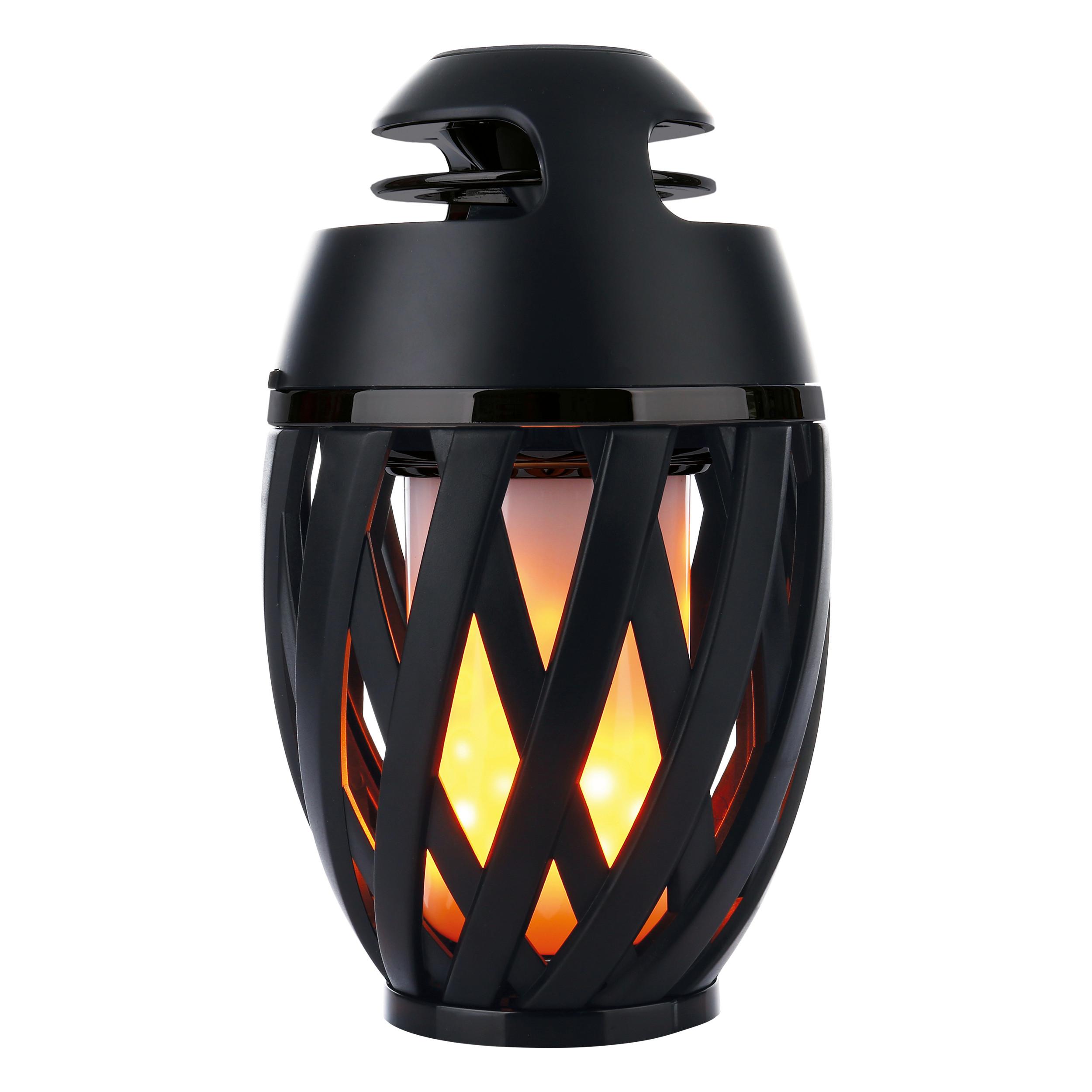 Led-tischlampe Schwarz Bluetooth-Funktion - Schwarz/Orange, Design, Kunststoff (10/16,5cm) - Näve