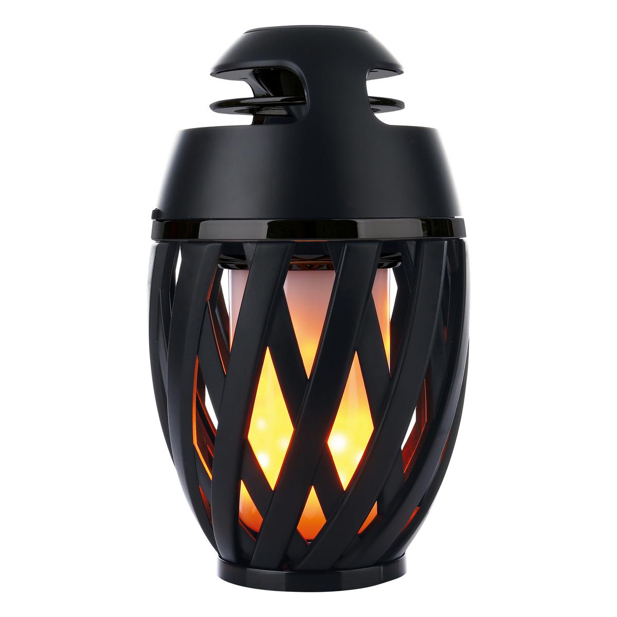 Led-tischlampe Schwarz Bluetooth-Funktion - Schwarz/Orange, Design, Kunststoff (10/16,5cm) - Näve