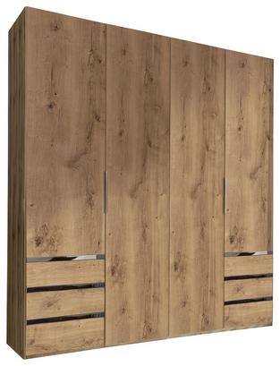Viertüriger Kleiderschrank in Eiche Dekor Viertüriger Kleiderschrank in Eiche Dekor
