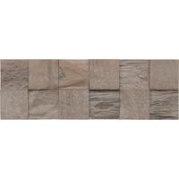 Wandverkleidung Teak Classic Cube Java - Grau, Basics, Holz (55.2/18.4/2cm)