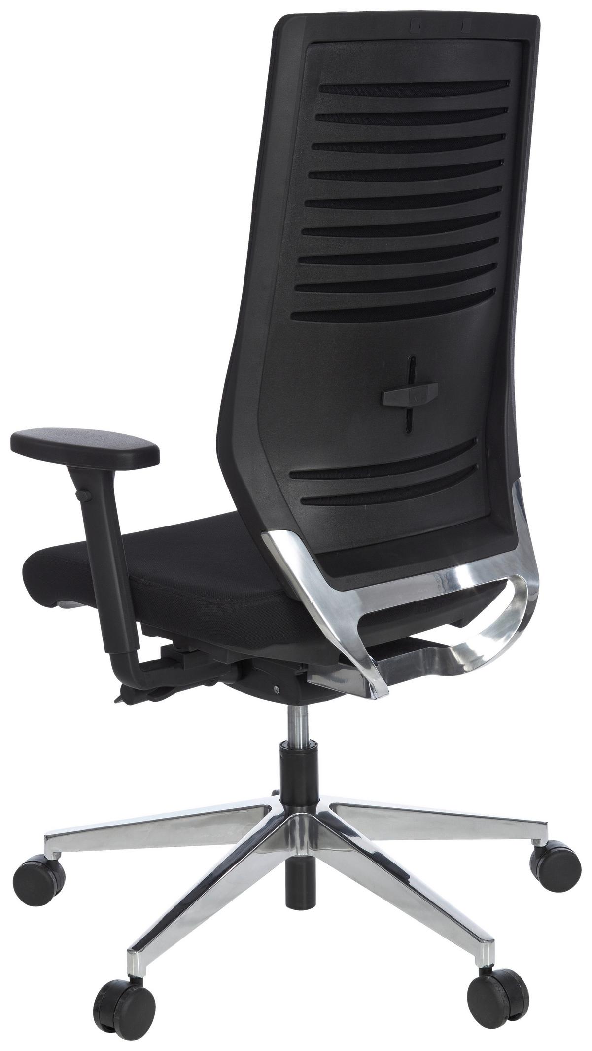 Drehstuhl Pro-Tec 700 Schwarz - Chromfarben/Schwarz, MODERN, Kunststoff/Textil (60/123/53cm) - MID.YOU