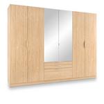 Kleiderschrank Unit - Eichefarben, KONVENTIONELL, Holzwerkstoff (273/210/58cm) - Ondega