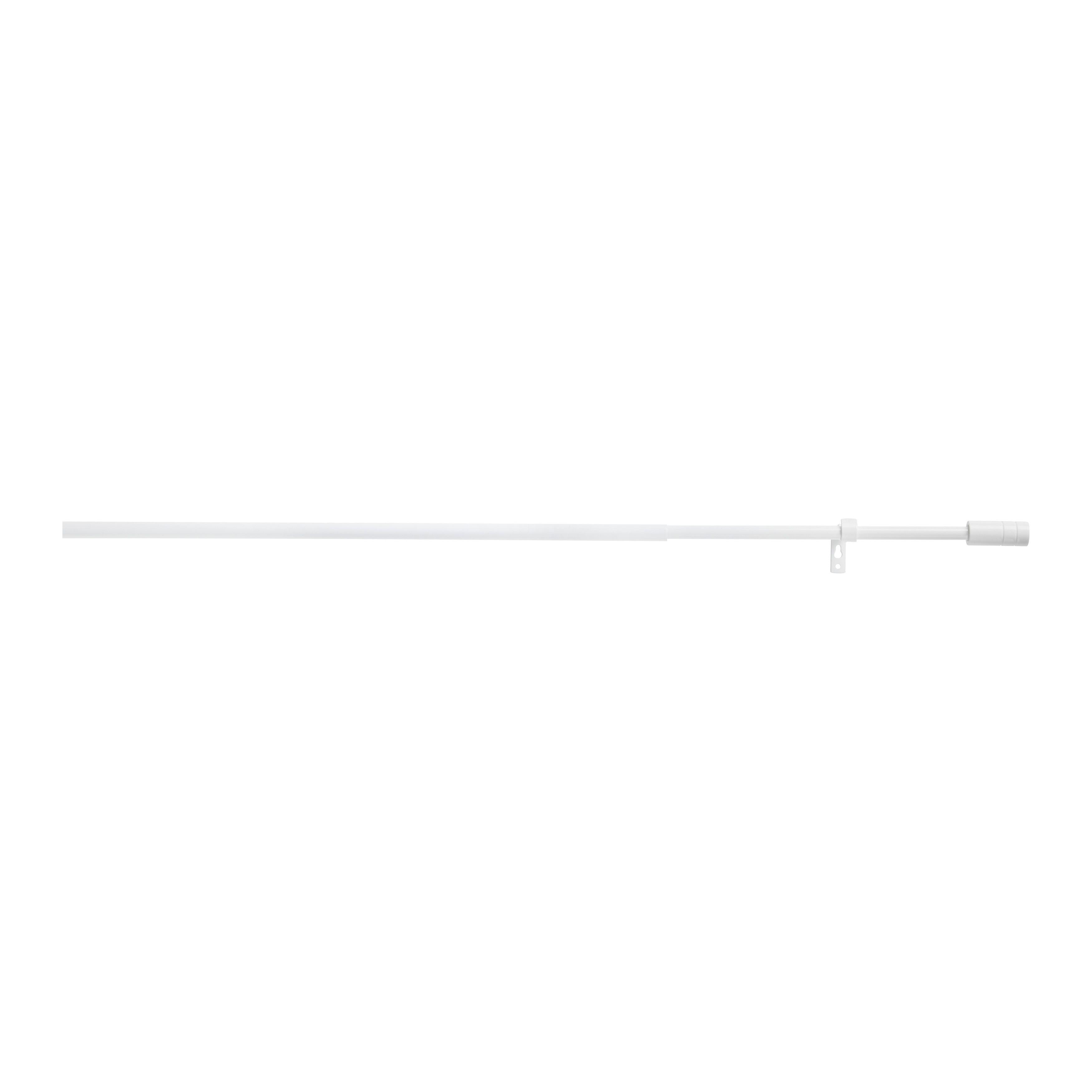 ZÁVESOVÁ TYČ MAX -BASED- - biela, kov (130-240cm) - Based