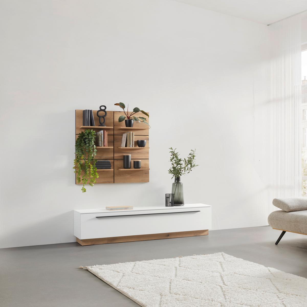 SKRINKA POD TV MATEO - Modern, kompozitné drevo/plast (180/41/40cm) - Mömax