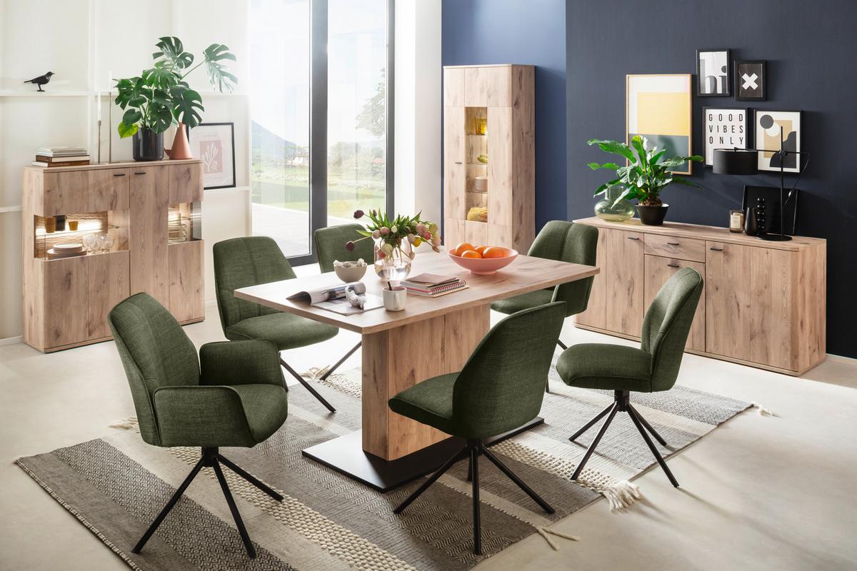 Esstisch Prato Eichefarben B: 90 Cm - Eichefarben, Design, Holzwerkstoff (160/90/78cm) - MID.YOU