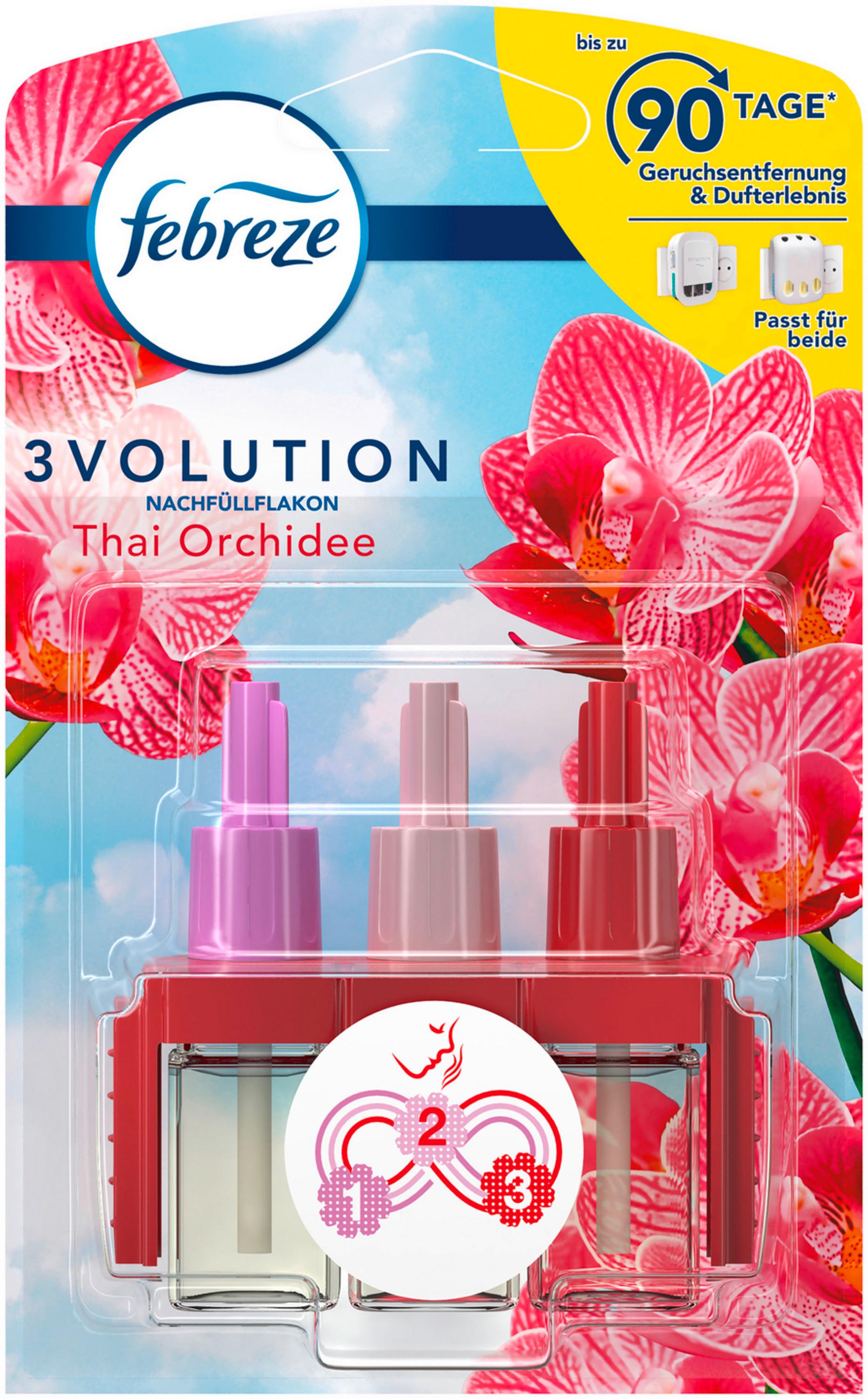 Duftstecker-nachfüllung Nachfüllflakon Thai Orchide - Rosa/Hellblau, KONVENTIONELL, Kunststoff (11,8/15,9/4,4cm) - Febreze