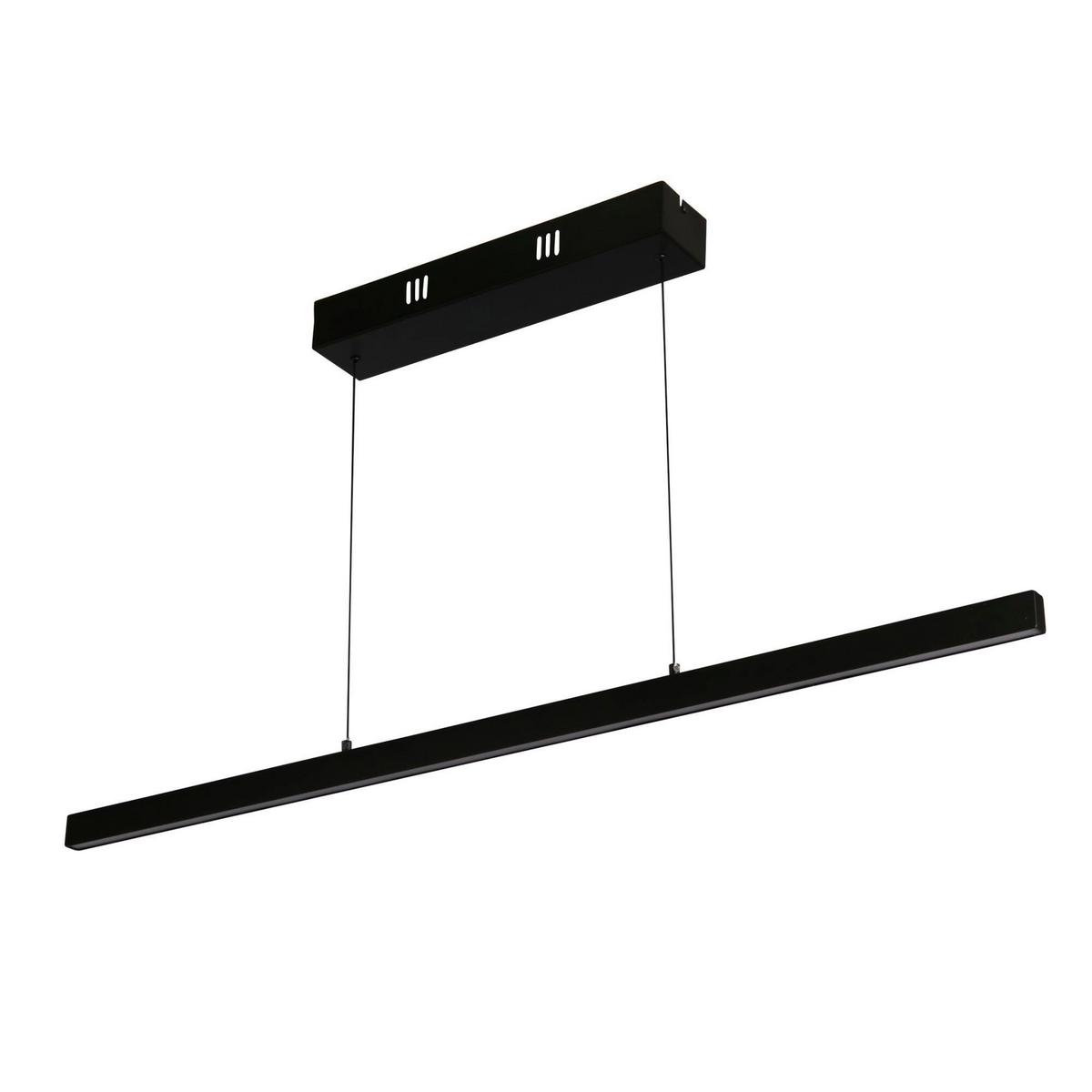 Led-hängeleuchte 30228bk - Schwarz, Basics, Metall (101/8/190cm)