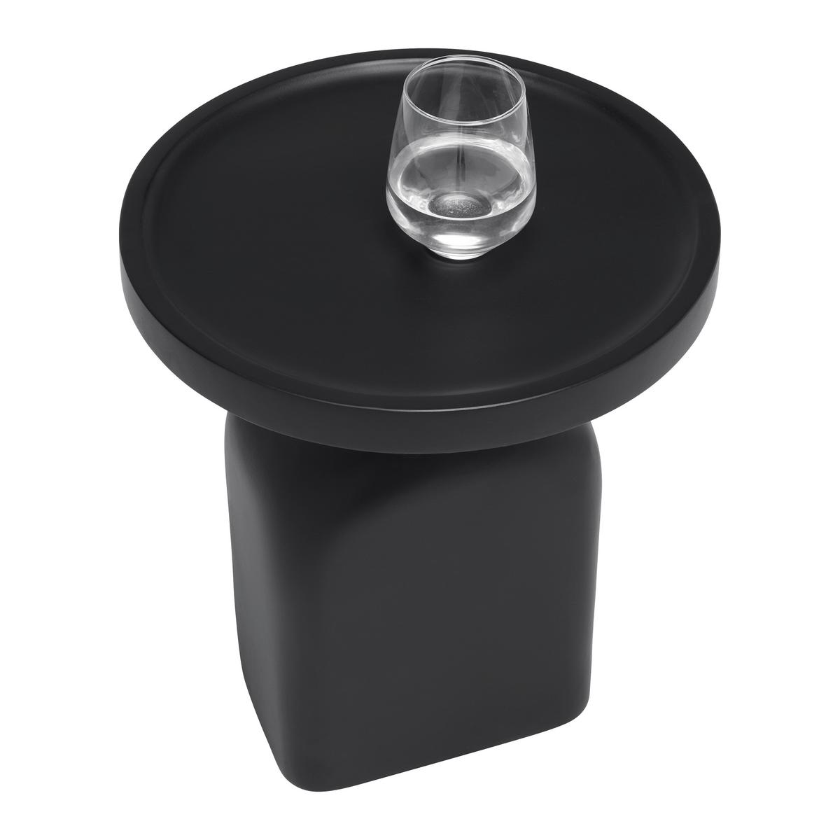 Príručný stolík NOIR, š. 35cm - čierna, Modern, drevo (35/40/35cm) - Premium Living