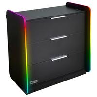 Kommode Electra - Schwarz, MODERN, Holzwerkstoff (85/80,5/43cm) - X Rocker