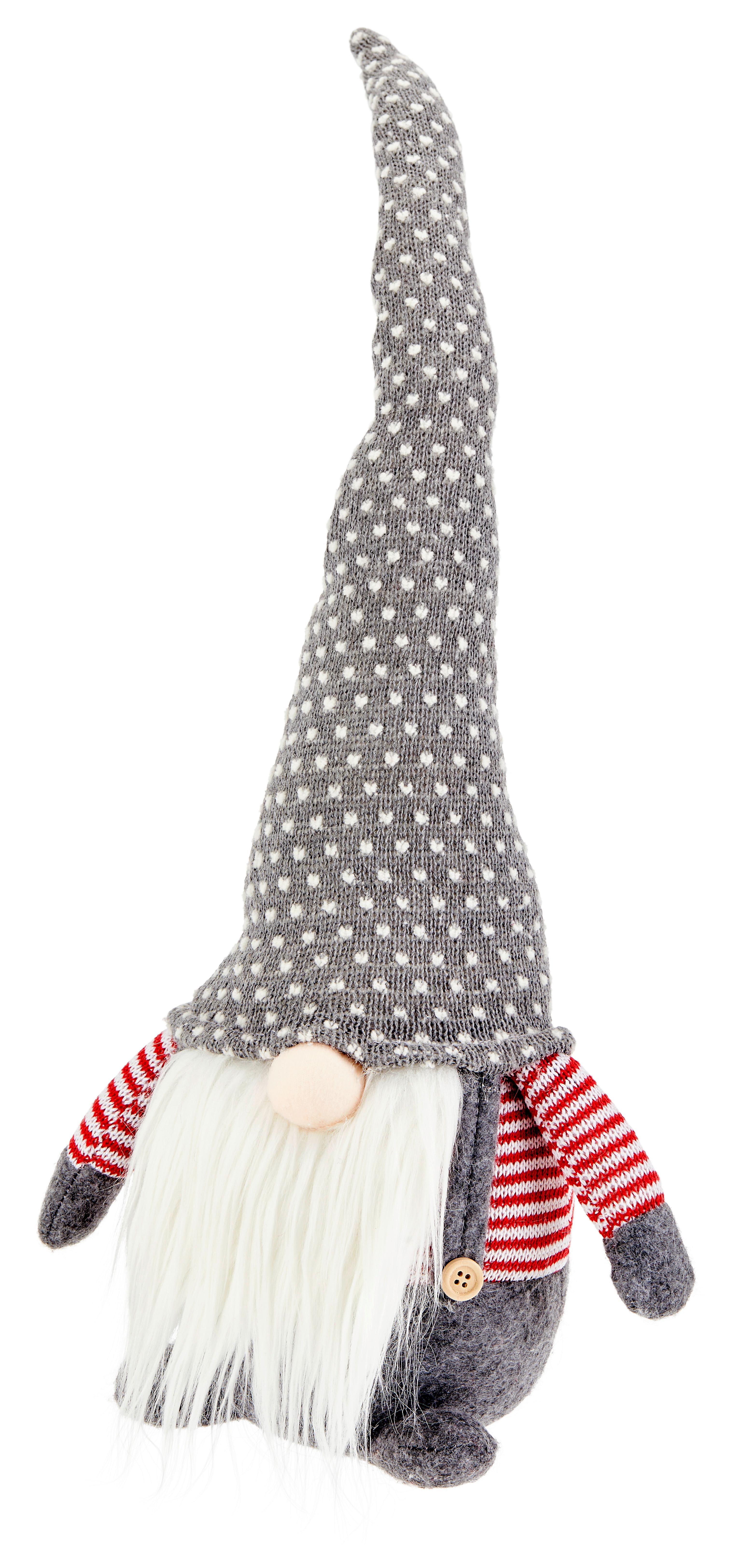 Manó Reimund - piros/szürke, Basics, textil (24/16/60cm) - Ondega