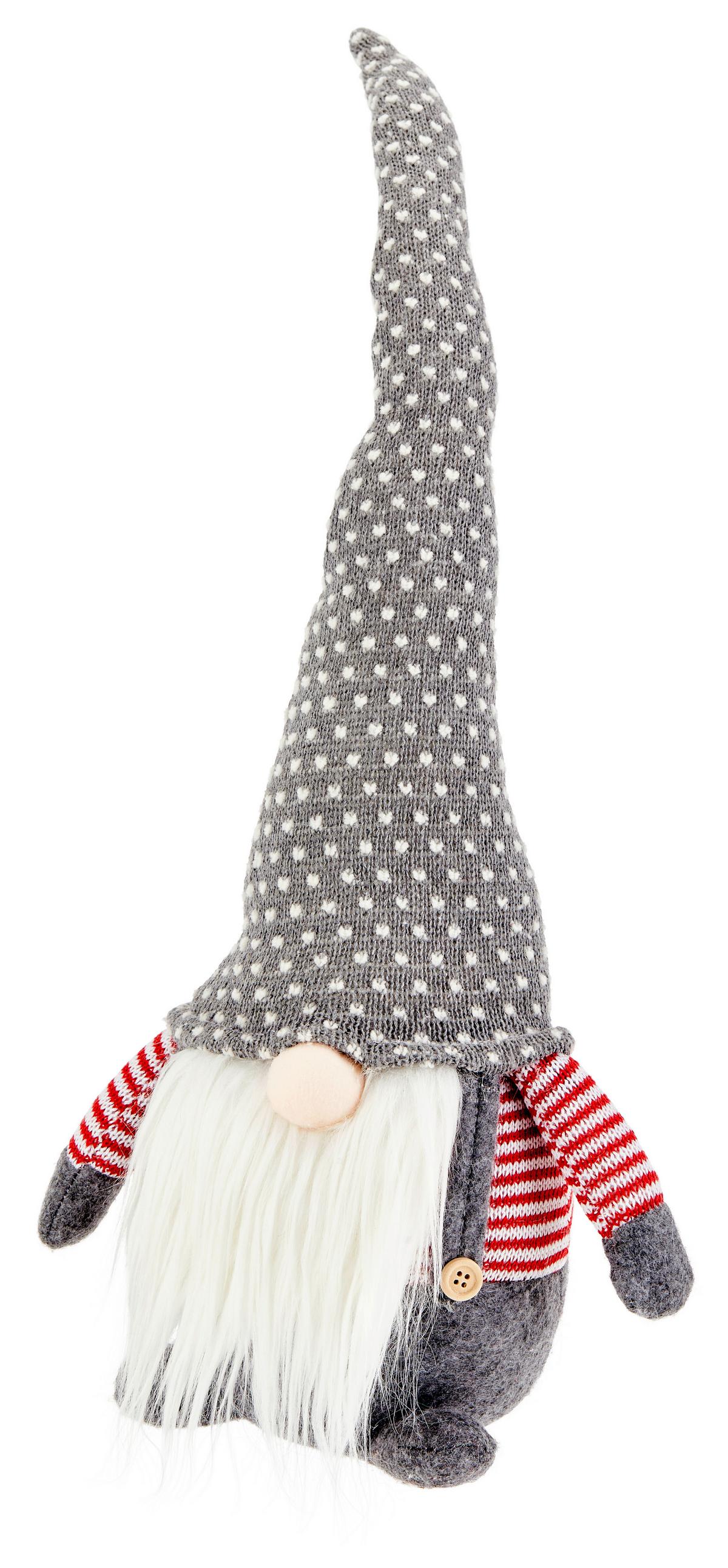 Manó Reimund - piros/szürke, Basics, textil (24/16/60cm) - Ondega