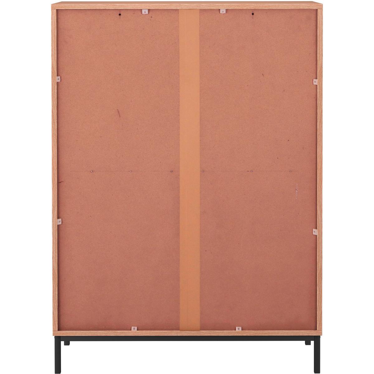 Highboard Celine Naturfarben B: 80 cm - Naturfarben, Design, Holzwerkstoff (80/110/35cm) - MID.YOU