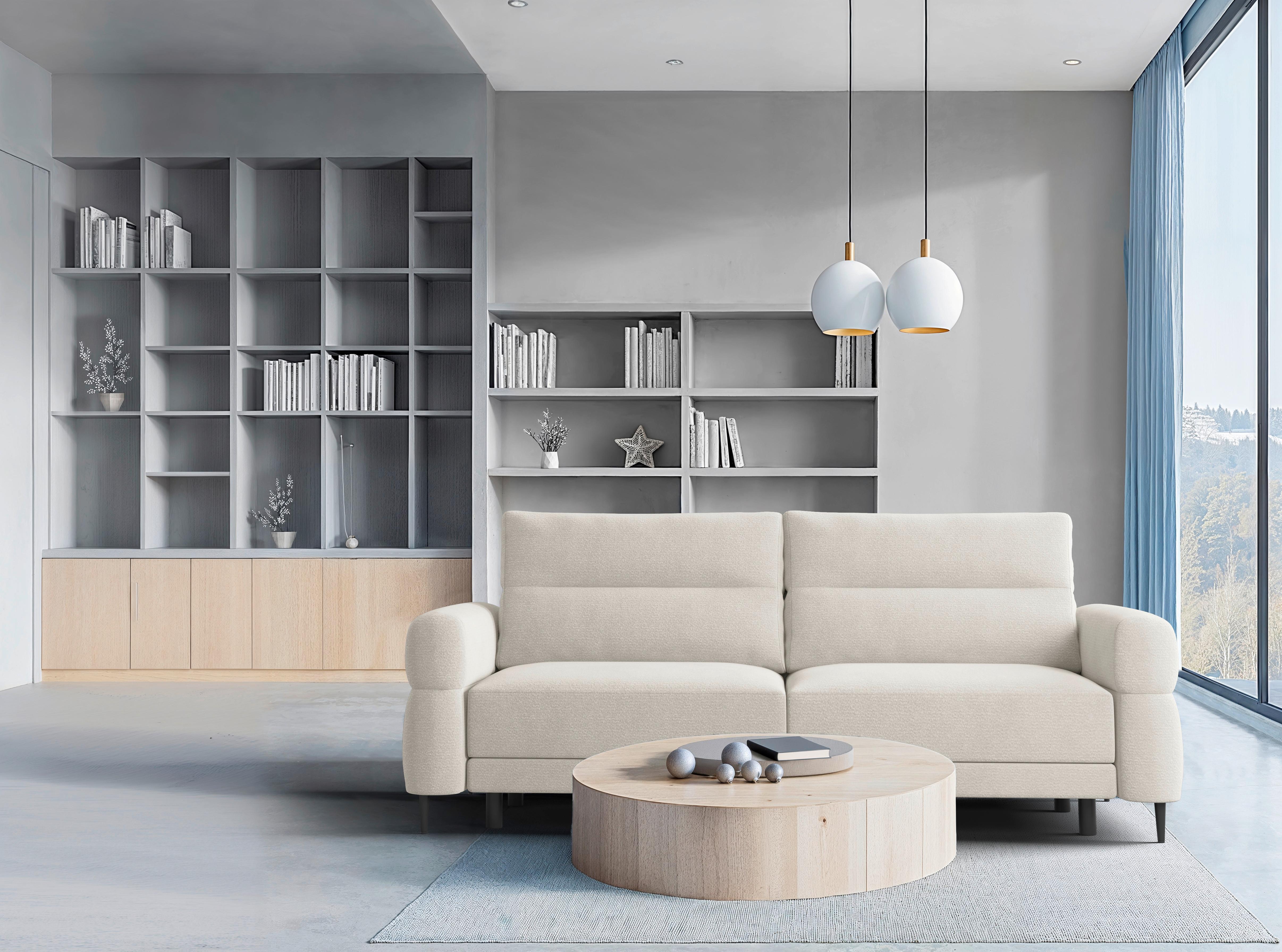 Schlafsofa Nordic Beige B: 232cm