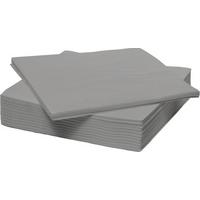 Ubrousek Kathleen, 50ks/bal. - šedá, Konvenční, papír (33/33cm) - Mömax