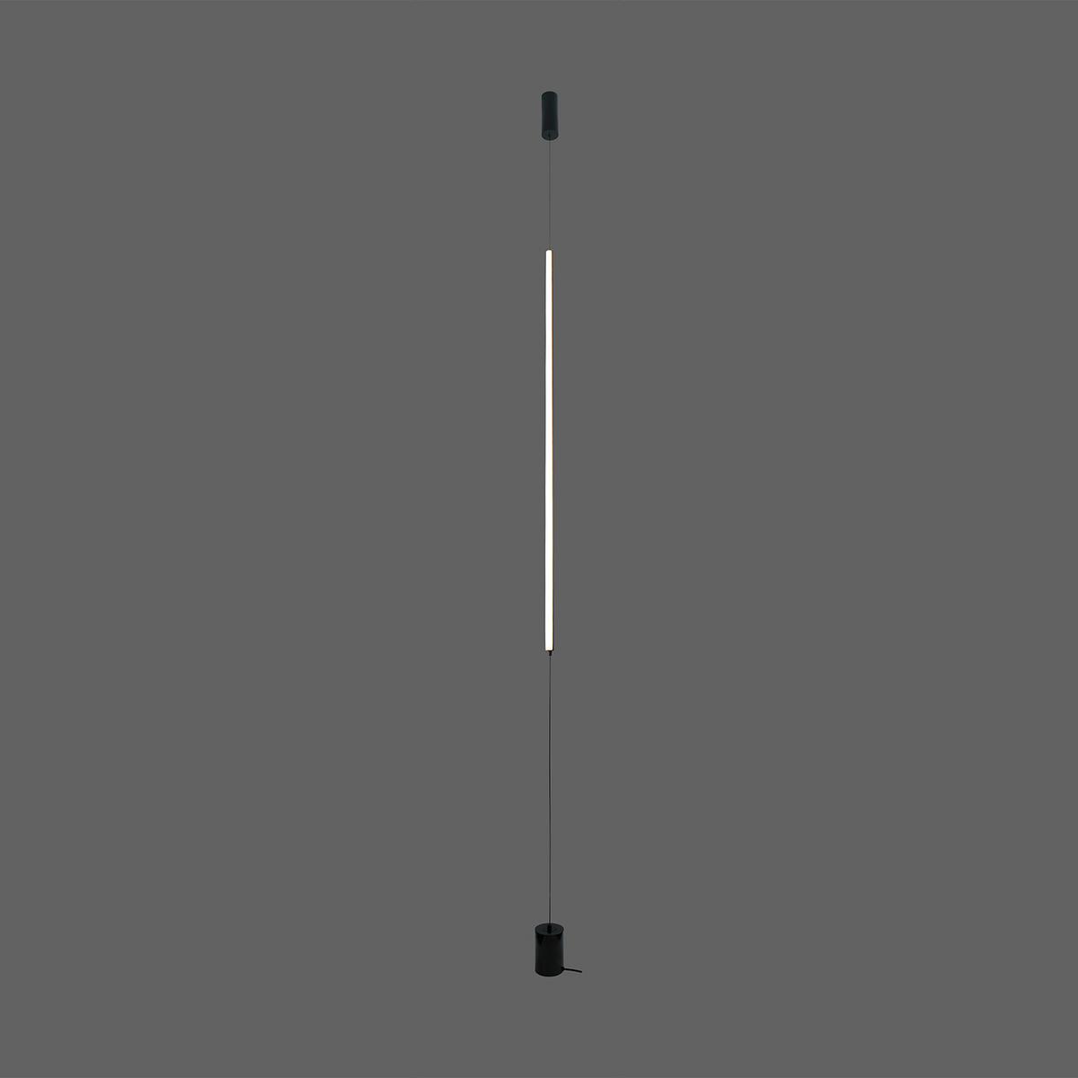 LED-Hängeleuchte Sirilla Schwarz Hg L: 2 cm - Schwarz Hochglanz, Design, Metall (2/2/300cm)