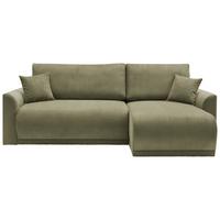Rohová sedačka KIM L146, obojstr., olivovozel.menčester - olivovozelená, Modern, drevo (233/146cm)