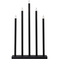 LED-Kerze 410982 Holy - Schwarz/Weiß, Basics, Holz/Kunststoff (38/10/64cm) - Eglo