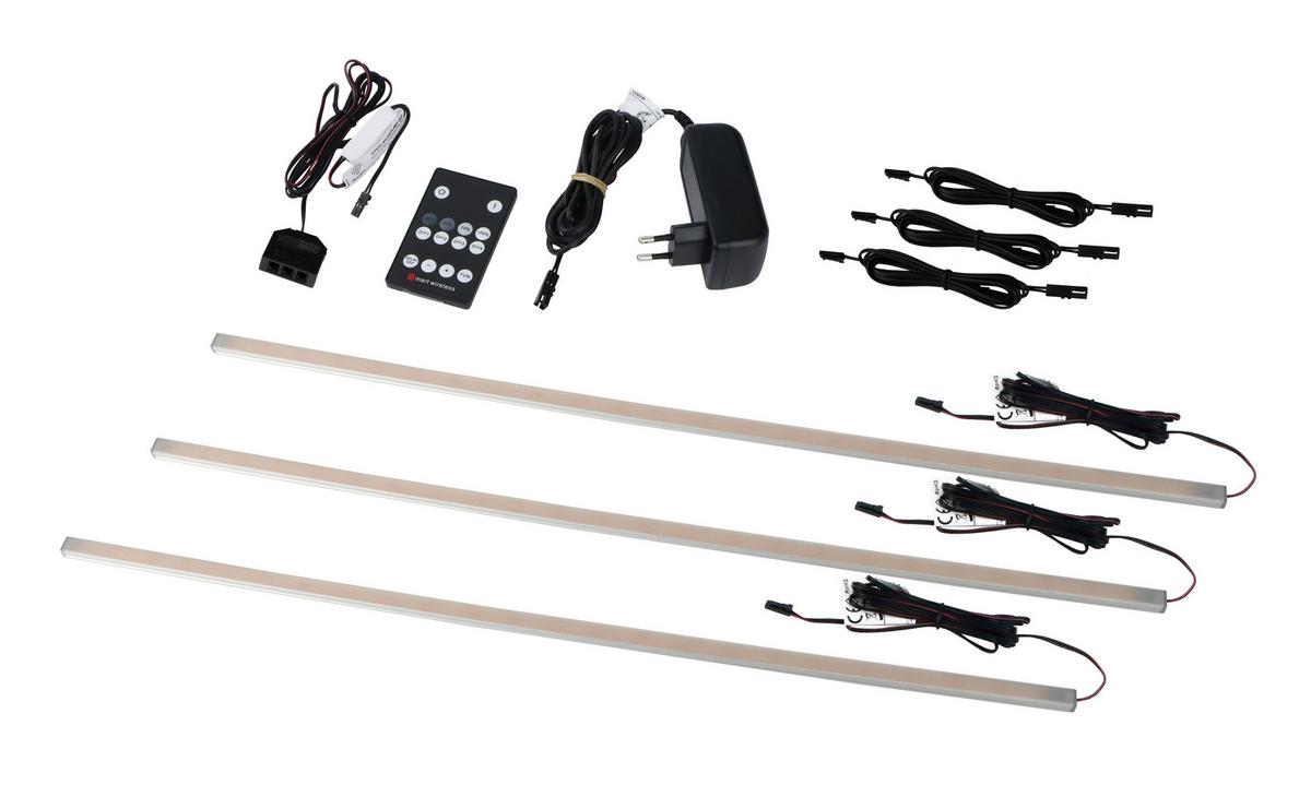 Led Díszlámpa Shae - fekete/áttetsző, Modern, műanyag/fém (60cm) - Luca Bessoni