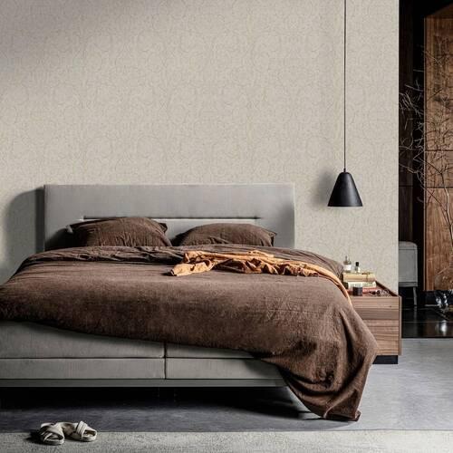 Vliestapete 118157 - Grau, Basics, Papier/Kunststoff (53/1005cm)