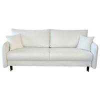 3-sitzer-sofa Mit Schlaffunktion Carine B: 216cm - Schwarz/Weiß, Design, Textil (216/96/102cm) - MID.YOU