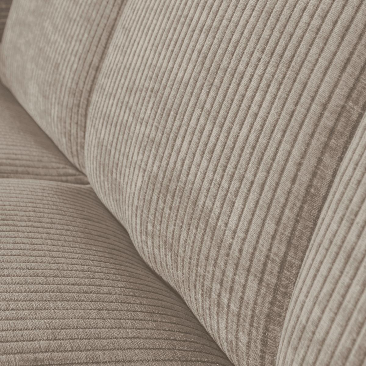 Sitzbank Mojo Sandfarben B: 164cm - Sandfarben/Schwarz, MODERN, Textil (164/83/73cm) - Livetastic