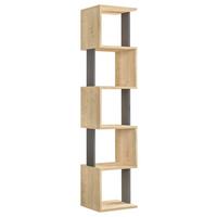 Aktenregal Piri Eiche Dekor, B: 35 cm - Eichefarben, Design, Holzwerkstoff (35/161/30cm) - Livetastic