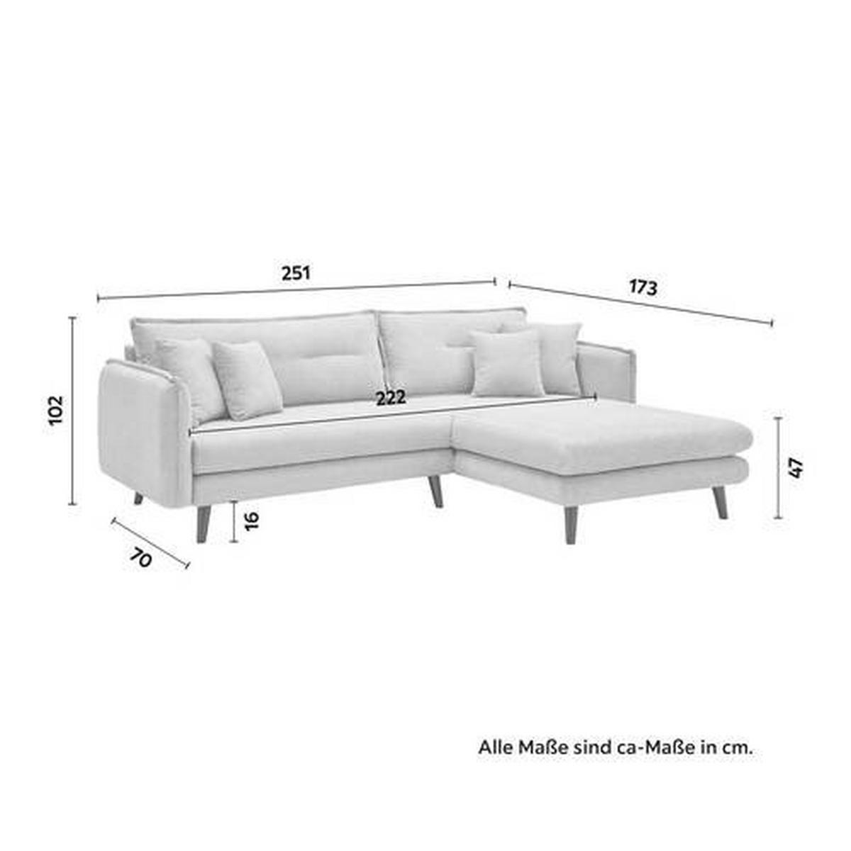 Sedací souprava DAJANA - černá/světle šedá, Moderní, dřevo/textil (251/102/173cm) - P & B