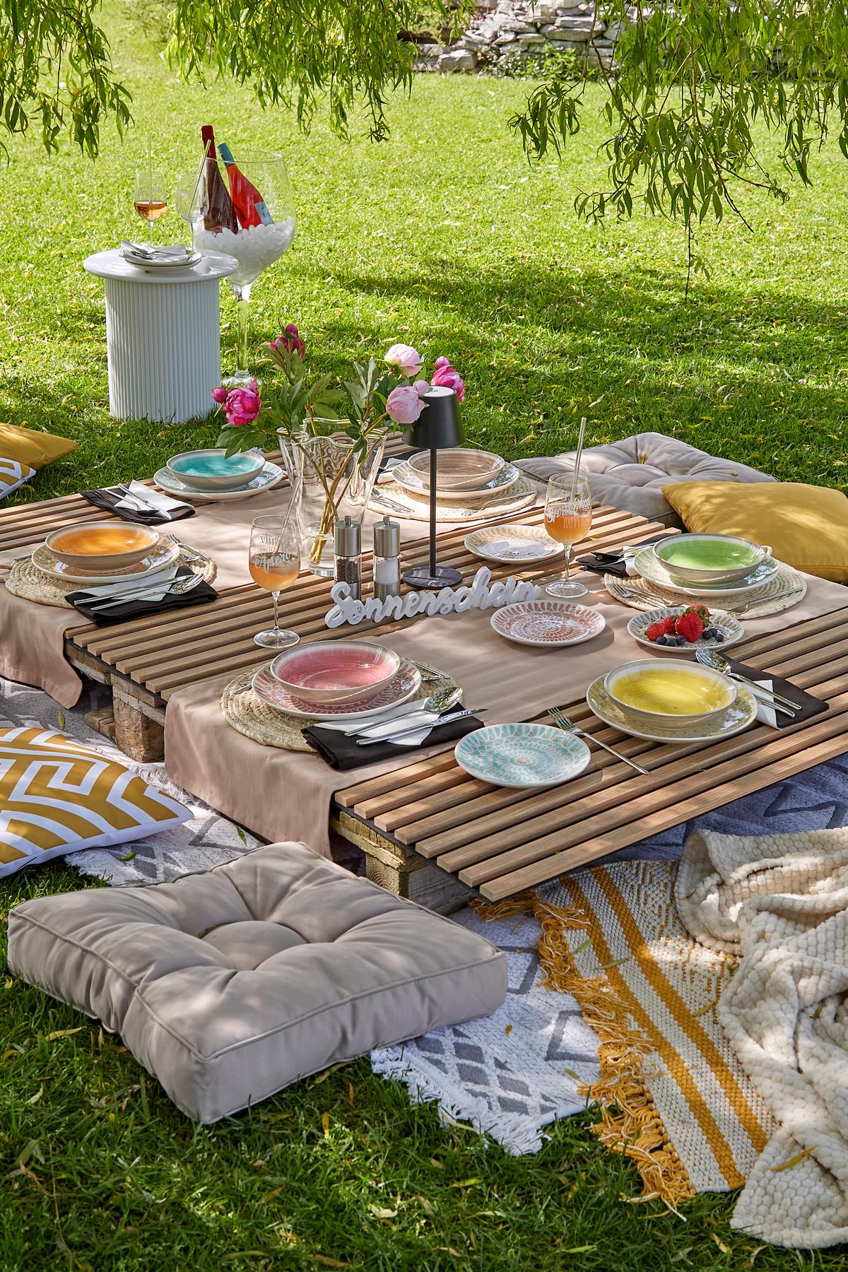 Tafelservice Kapstadt Keramik 6 Personen Geschirr Set - Multicolor, KONVENTIONELL, Keramik - Luca Bessoni